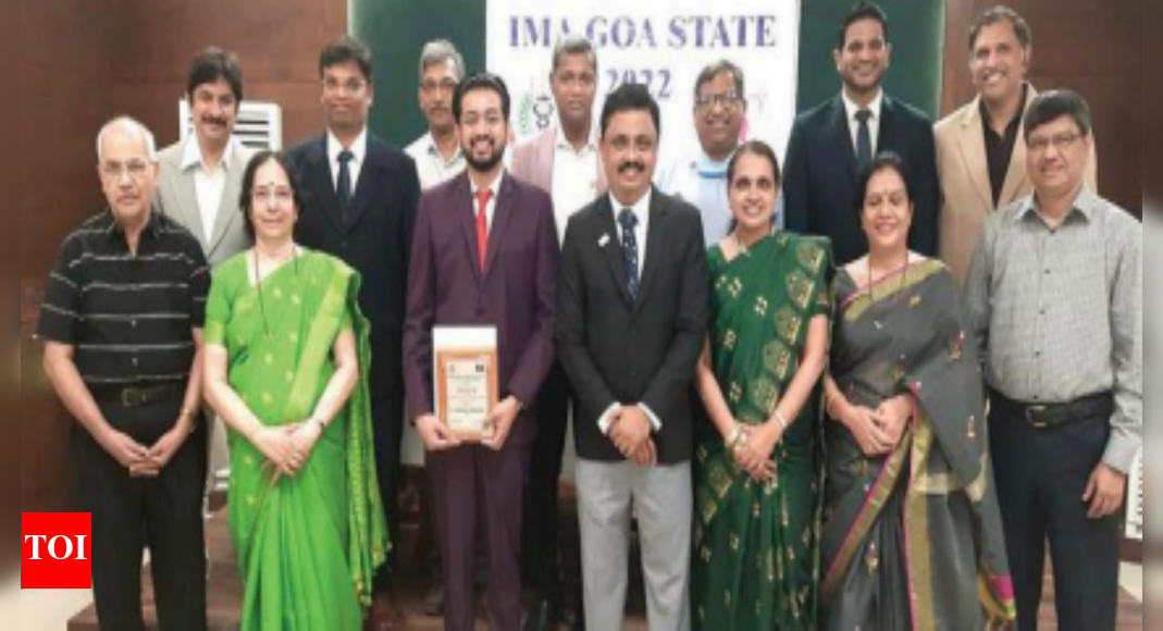 आईएमए गोवा को उसकी सक्रिय भागीदारी के लिए 8 राष्ट्रीय पुरस्कार |  गोवा समाचार – टाइम्स ऑफ इंडिया