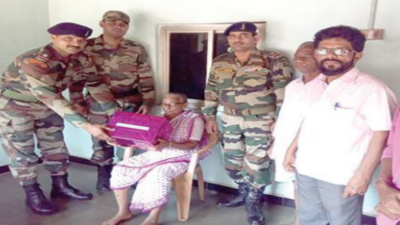 Troops interact with Merces, Curca locals in Goa