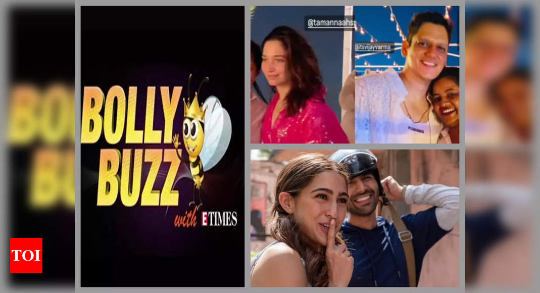 Bolly Buzz! Video of Tamannaah Bhatia and Vijay Varma kissing goes viral on the internet, Kartik Aaryan celebrates New Year with ex-girlfriend Sara Ali Khan in London – Times of India ►