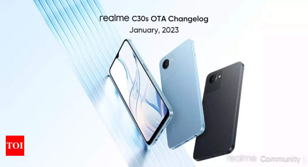 Realme C30s receives new OTA changelog update for January 2023 – Times of India