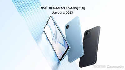 Realme: Realme C30s receives new OTA changelog update for January 2023 -  Times of India