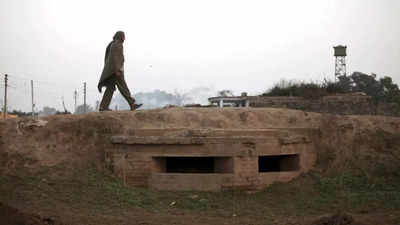 India building permanent bunkers for BSF at Gujarat creek along Pakistan border