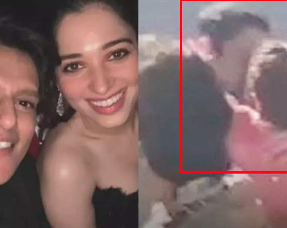 
Amid dating reports, 'Baahubali' actress Tamannaah Bhatia and Vijay Varma spotted 'kissing each other' as they welcome 2023 in this VIRAL video

