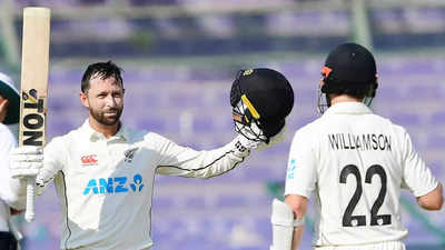 2nd Test: Devon Conway century lifts New Zealand to 309-6 against Pakistan
