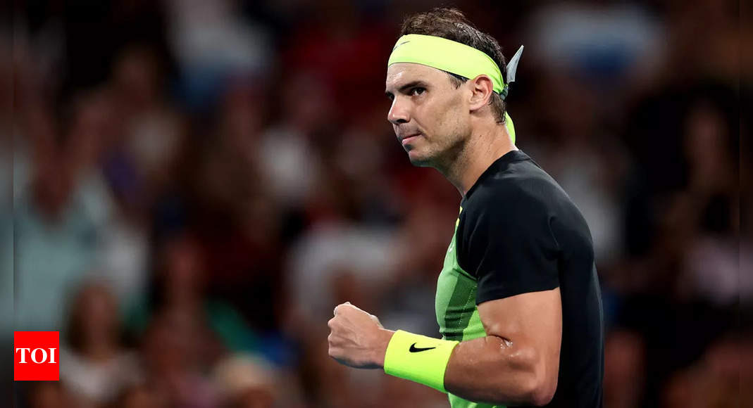 Nadal not too worried by shaky start to season before Australian Open | Tennis News – Times of India