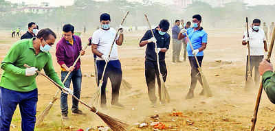 Civic body takes up city cleaning on war footing