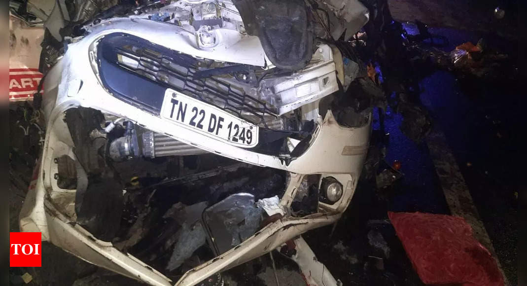 Five of family from Chennai die in road accident near Veppur Chennai