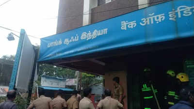 Chennai bank branch fire damages cabins, computers
