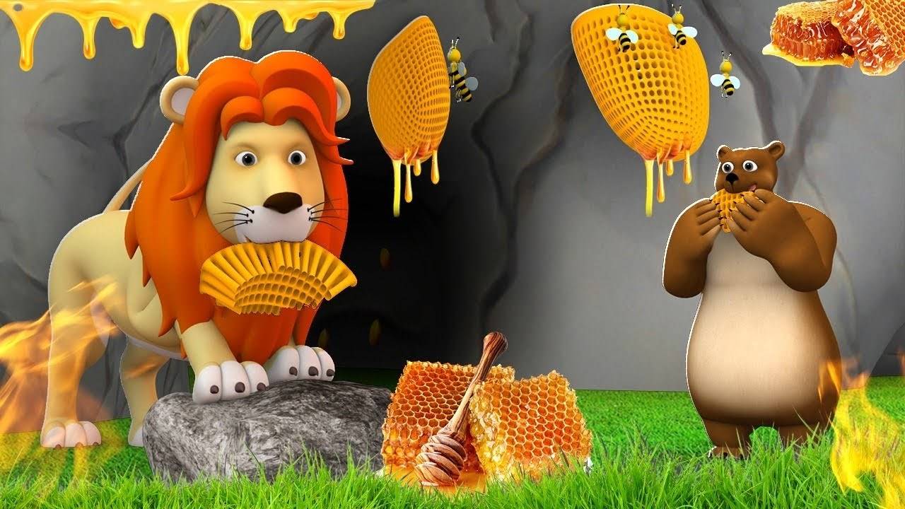 Watch Popular Children Hindi Story 'Magical Cave Lion Bear Honey' For Kids  - Check Out Kids Nursery Rhymes And Baby Songs In Hindi | Entertainment -  Times of India Videos
