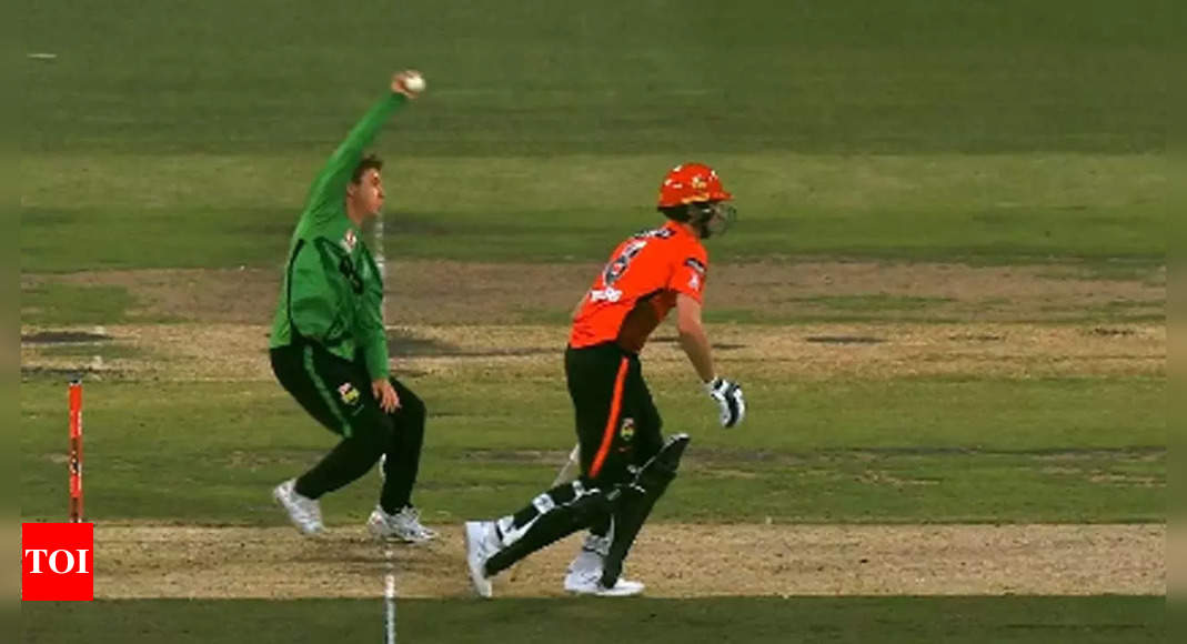 Watch: Adam Zampa’s attempt of ‘Mankading’ overturned by third umpire in Big Bash League | Cricket News – Times of India