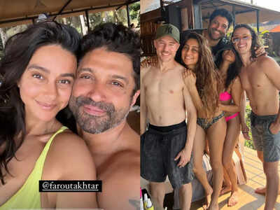 Inside Farhan Akhtar and Shibani Dandekar’s New Year holiday in Goa