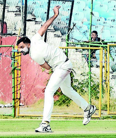 Raj seamers skittle Jharkhand for 92
