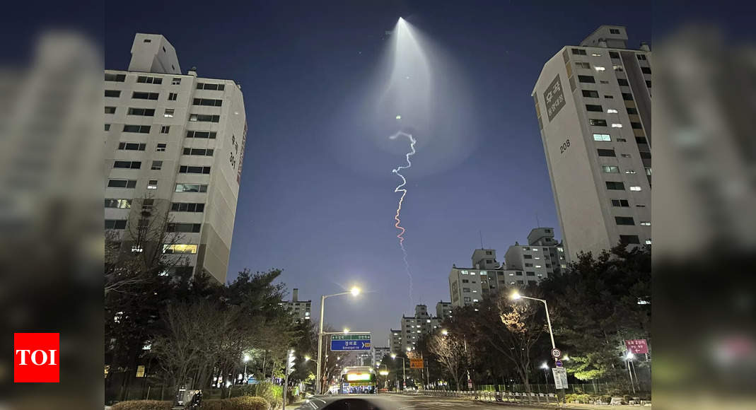 South Koreas Unannounced Rocket Launch Causes Ufo Scare Times Of India 