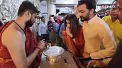 Actor Ritesh Deshmukh and Genelia were spotted in Pune