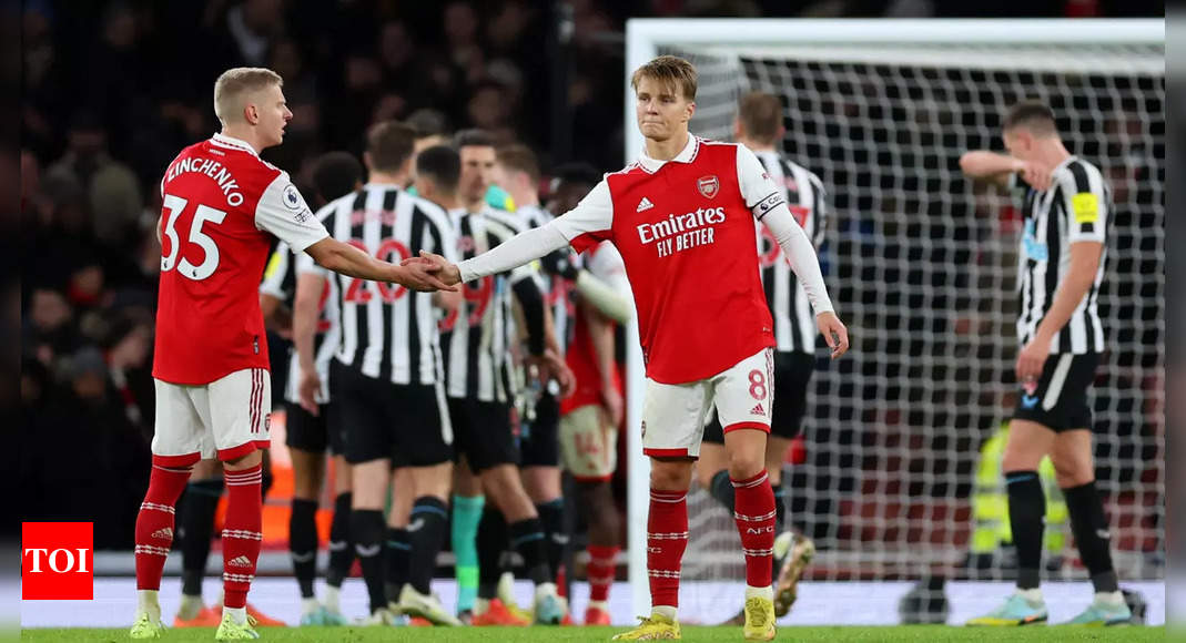 Arsenal held by battling Newcastle as Manchester United extend winning run | Football News – Times of India