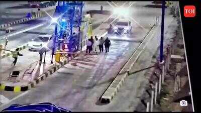 Viral video: BRS MLA Durgam Chinnaiah allegedly assaults a toll plaza staff at Mandamarri toll plaza