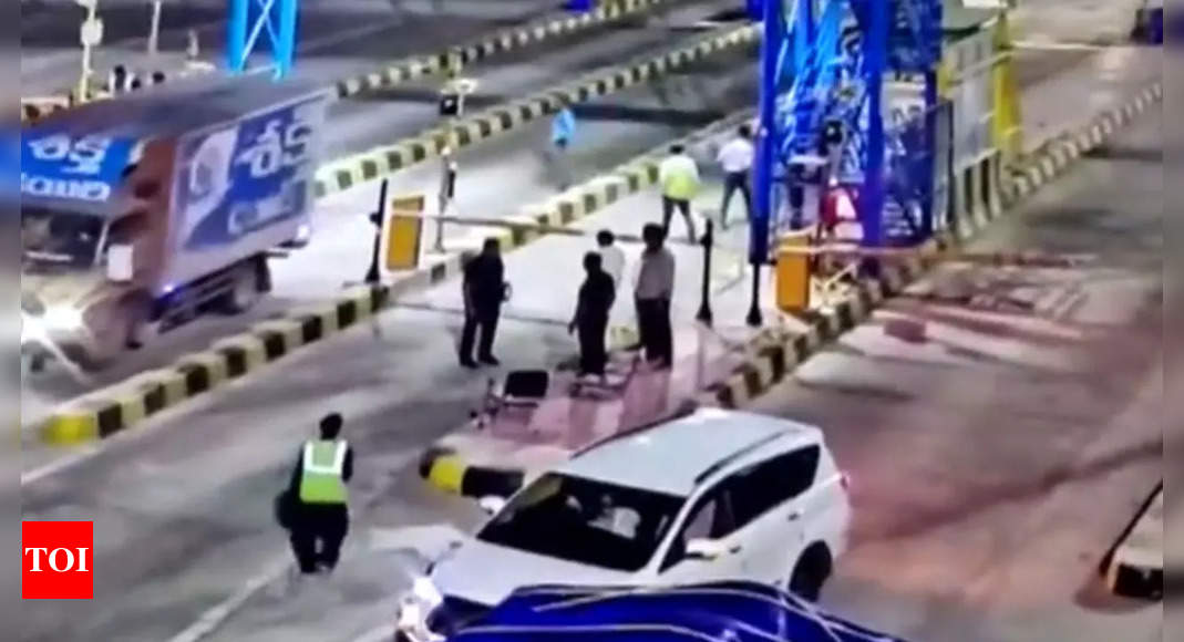 Viral video: BRS MLA slaps toll plaza worker in Telangana