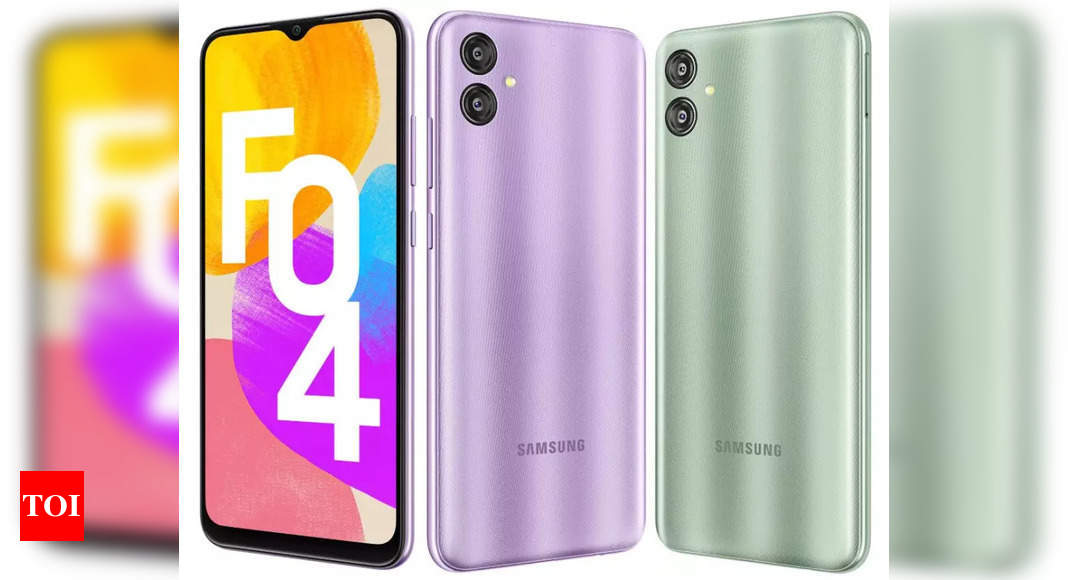 Samsung Galaxy F04 with 5000 mAh battery launched in India: Price, offers and more – Times of India