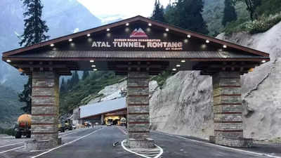 Record 12.7 lakh vehicles used Atal tunnel n Himachal Pradesh's Kullu in 2022