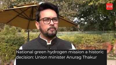 National green hydrogen mission a historic decision: Union minister Anurag Thakur