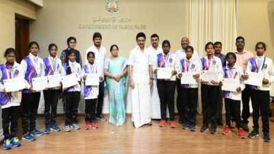 Tamil Nadu CM Stalin greets tribal students for medal haul at National Sports Meet