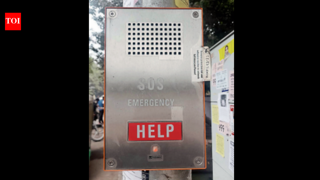 Help is now just a button away: 76 SOS boxes installed on Noida roads ...