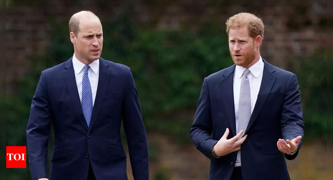 Prince Harry says William knocked him to the floor in dispute: Report – Times of India