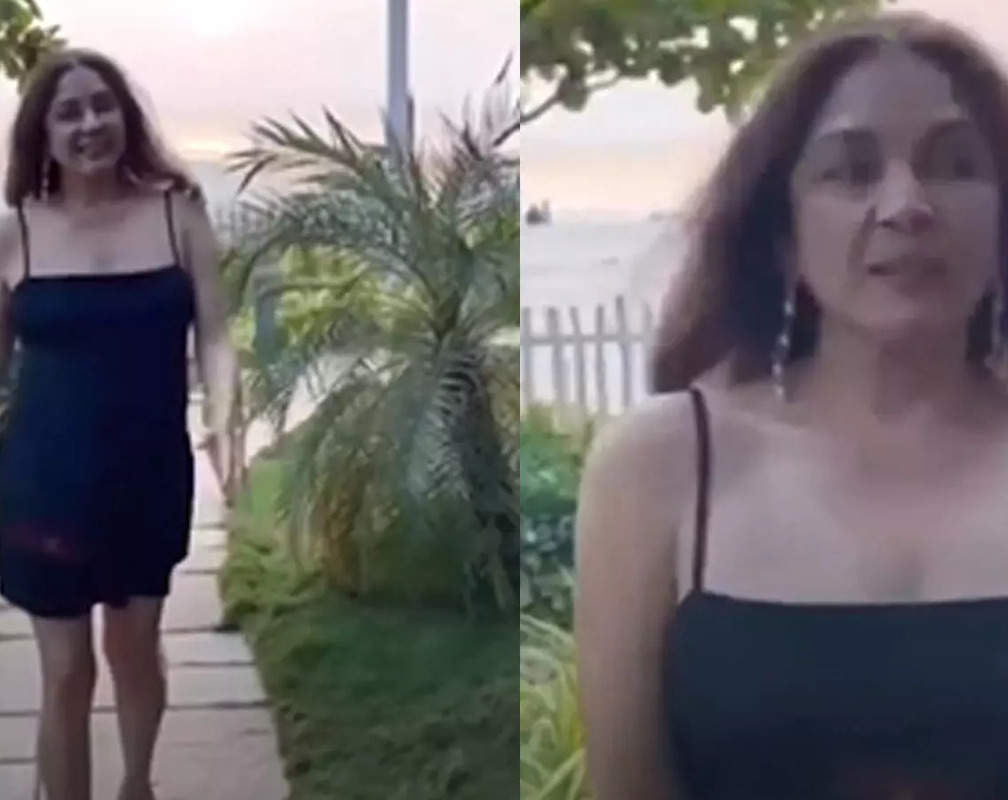
‘Who is ageing in reverse?’: Neena Gupta rocks a strappy black dress at 63, leaves netizens impressed

