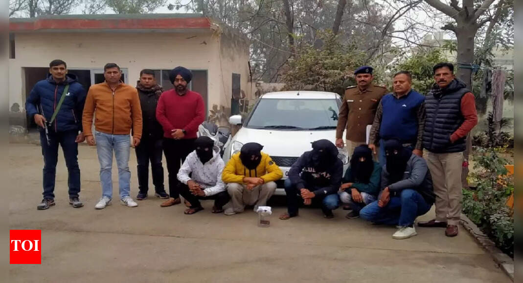 अंबाला में लॉरेंस बिश्नोई-गोल्डी बराड़ गिरोह के पांच सदस्य गिरफ्तार |  गुड़गांव समाचार – टाइम्स ऑफ इंडिया