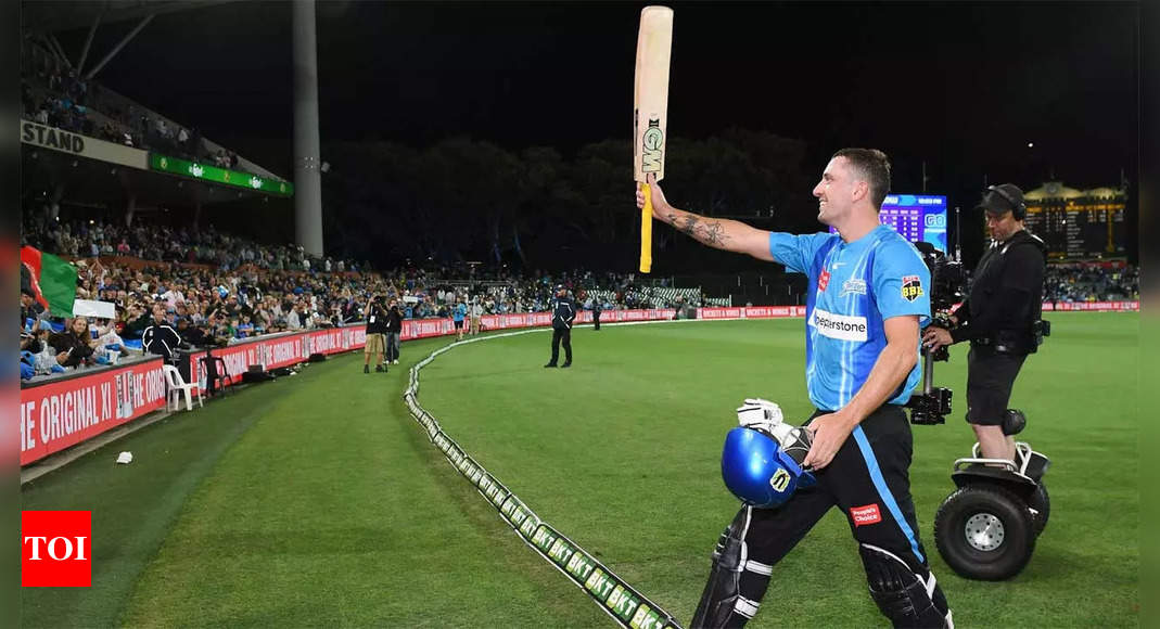 Adelaide Strikers complete highest successful run chase in Big Bash League history | Cricket News – Times of India