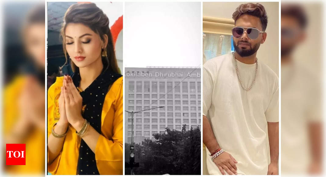 Urvashi Rautela’s cryptic post hints that she visited Rishabh Pant at the hospital – Times of India