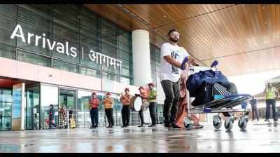 Goa: Roses, gifts, flash mob greet flyers at new airport on Day 1