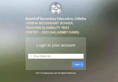 OSSTET Admit Card 2022 Released On Bseodisha.ac.in, Here's How To ...