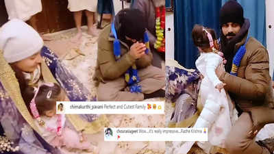 Anushka Sharma and Virat Kohli with daughter Vamika's video gets leaked as they offer prayers at Baba Neem Karoli's ashram in Vrindavan; fans react