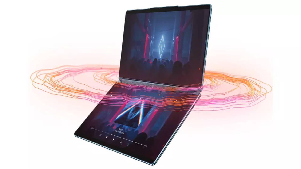 Lenovo's eye-catching Yoga Book 9i is the world's first dual-OLED screen  laptop