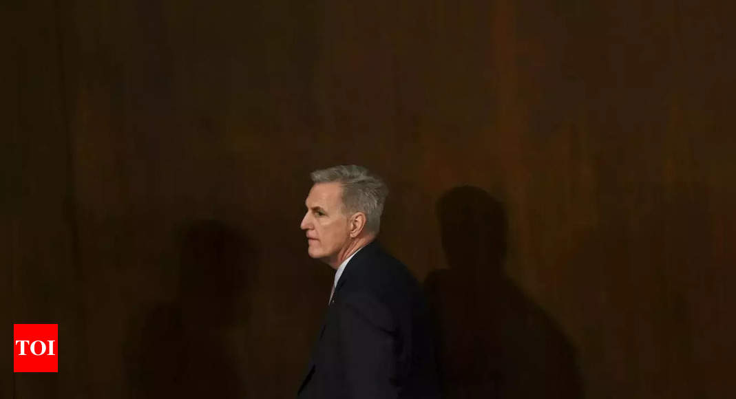 McCarthy again falls short in US House vote but says victory near – Times of India