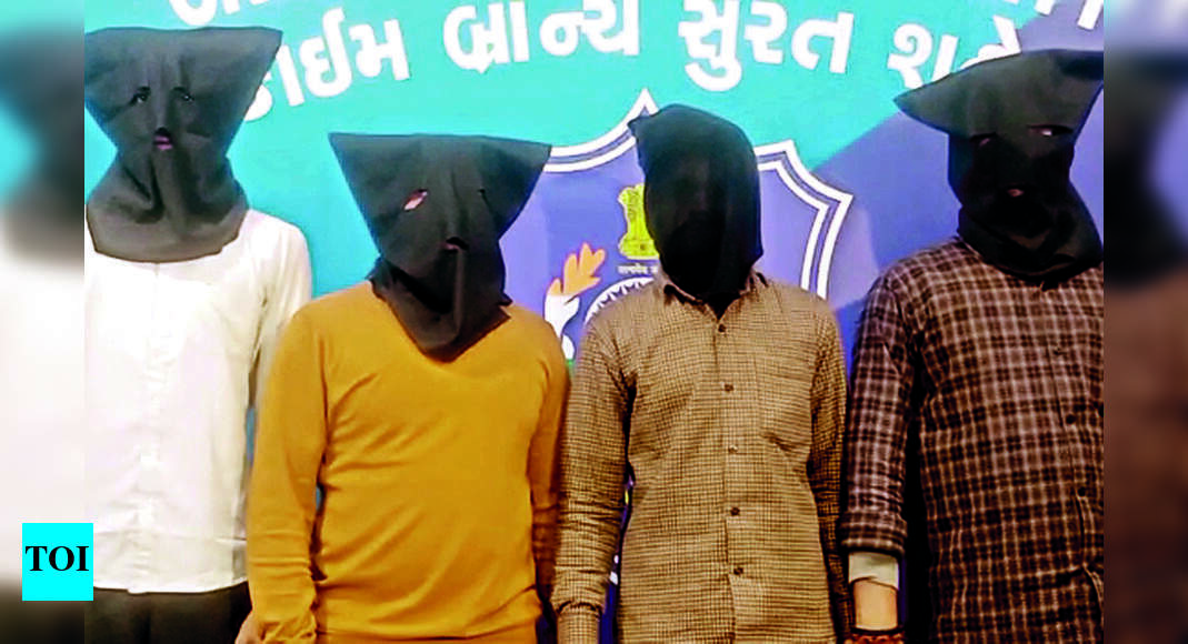 पांच हत्याओं में शामिल होने के बाद सूरत में छिपे बिहार गिरोह के चार लोग |  सूरत समाचार – टाइम्स ऑफ इंडिया