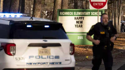 Six-year-old boy held after shooting teacher in US