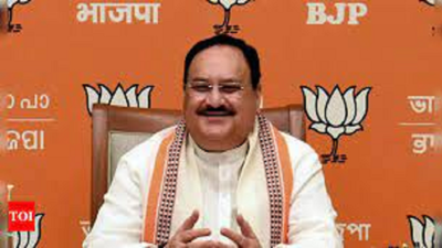 JP Nadda goes mutt-hopping ahead of Karnataka elections