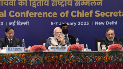 Focus on human development, local economy: PM Modi at chief secretaries' meet