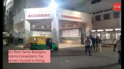 Sri Ram Sena Belagavi district president, his driver injured in firing