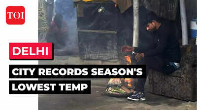 Delhi: City records season's lowest minimum temperature, continues to face cold wave conditions