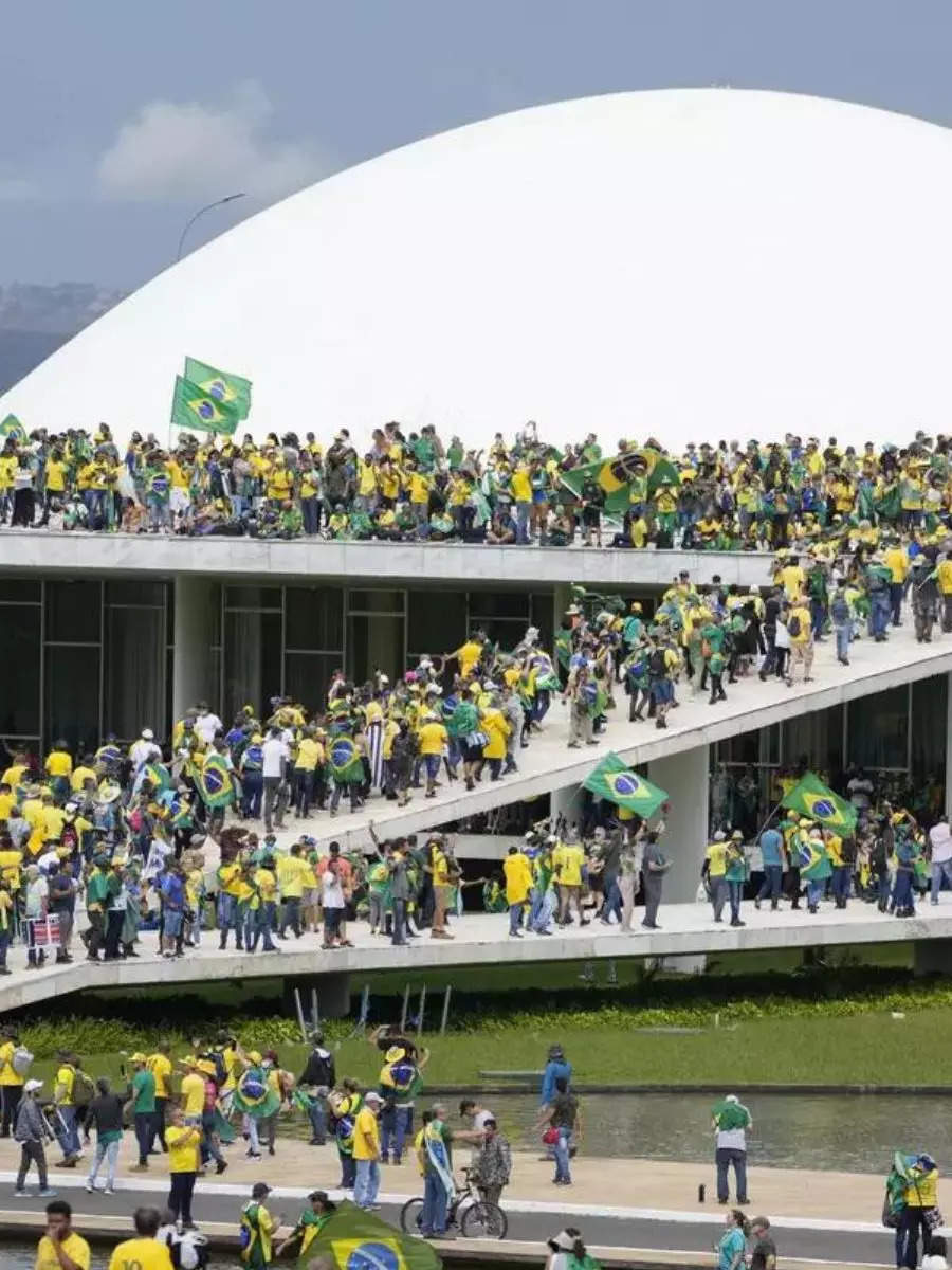 Pro-Bolsonaro Rioters Storm Brazil's Top Government Offices | Times Of ...