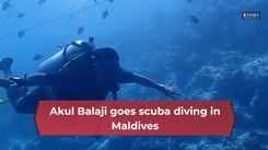 Akul balaji goes scuba diving in Maldives