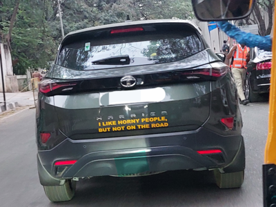 This Bengaluru car's punny signs goes viral, and for all the right ...