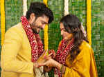 Vasishta Simha & Hariprriya make it official, share engagement pictures with fans