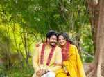 Vasishta Simha & Hariprriya make it official, share engagement pictures with fans