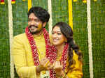 Vasishta Simha & Hariprriya make it official, share engagement pictures with fans