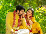 Vasishta Simha & Hariprriya make it official, share engagement pictures with fans