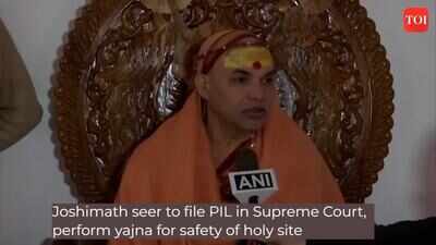 Joshimath seer to file PIL in SC, perform yajna for safety of holy site